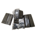 Ver imagem 1 de Kit 08 Porta Dupla Pivotante Giro de Vidro na Cor Bronze 1002