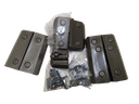 Ver imagem 1 de Kit 08 Porta Dupla Pivotante Giro de Vidro na Cor Bronze 1002