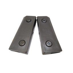 Kit 08 Porta Dupla Pivotante Giro de Vidro na Cor Bronze 1002 - 6