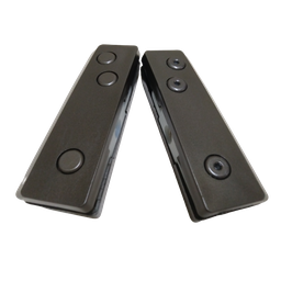 Kit 08 Porta Dupla Pivotante Giro de Vidro na Cor Bronze 1002 - 4
