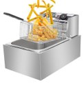 Ver imagem 2 de Fritadeira Elétrica 1 Cuba Aço Inox 5 Litros 110v 1800W