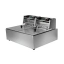 Ver imagem 3 de Fritadeira Elétrica 2 Cubas Aço Inox 10 Litros 220v 5000w
