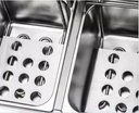 Ver imagem 5 de Fritadeira Elétrica 2 Cubas Aço Inox 10 Litros 220v 5000w