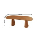 Ver imagem 4 de Conjunto Sala de Jantar Mesa Noronha 180cm Tampo Laminado Organico e 6 Cadeiras Eva Premium