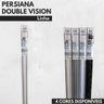 Persiana Rolo Double Vision Zebra 180larg X 220alt Linho com Bando - Sala/ Escritório/quarto/sacada - 9