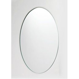 Espelho Multiuso Lapidado Pendurador 60x40 cm Oval - 3