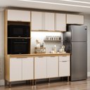 Ver imagem 1 de Cozinha Completa 10PTS 1GAVS c/Tpo Madalena Cinamomo/Off White