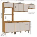 Ver imagem 6 de Cozinha Completa 10PTS 1GAVS c/Tpo Madalena Cinamomo/Off White