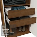 Ver mais imagens de Guarda-Roupa Casal 8 Portas Batentes com Espelho Saturno Madesa