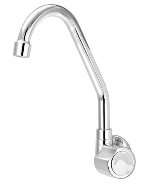 Torneira Cozinha Parede Bica Móvel 1168 C40 Cromado Esteves - 1