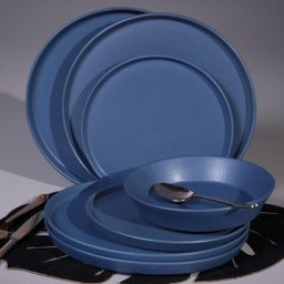 Conjunto com 6 Pratos Fundo Neo Boreal Ø 19,5cm - 2