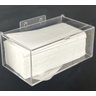 Dispenser Caixa Porta Lenços Papel Interfolha Parede Cristal - 2
