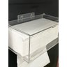 Dispenser Caixa Porta Lenços Papel Interfolha Parede Cristal - 5