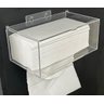 Dispenser Caixa Porta Lenços Papel Interfolha Parede Cristal - 3