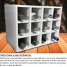 Adega MDF Suporte Nicho De 12 Garrafas Vinho De Parede - 4