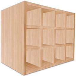 Adega MDF Suporte Nicho De 12 Garrafas Vinho De Parede - 1