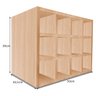 Adega MDF Suporte Nicho De 12 Garrafas Vinho De Parede - 4