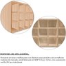 Adega MDF Suporte Nicho De 12 Garrafas Vinho De Parede - 3