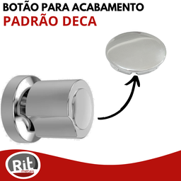 Botão Acabamento Torneira Padrão Deca 8311320/4492300 Spot:cromado - 2