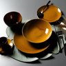 Conjunto com 6 Pratos Fundo Coup Stoneware Âmbar Ø 20,3cm - 2