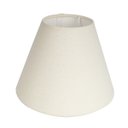 Ver imagem 2 de Cúpula Clássica Cônica Abajur Luminária 13x8x17cm Tecido Algodão Soquete Nacional Ref 03