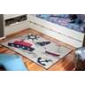 Tapete de Quarto Infantil Marinheiro Menino 80x50 Azul Lance - 1