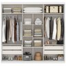 Guarda-Roupa Casal Prime Glass 3 Portas de Correr 4 Gavetas Espelho Thb - 2