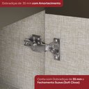 Ver mais imagens de Cozinha Modulada Completa 08 Peças 100% MDF com Torre Quente e Cristaleira Connect Duna/Cristal