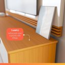 Ver imagem 5 de Rack Bancada para Tv até 75 Polegadas 2,18m 2 Portas Detalhe Ripado Vetro Madeirado/off White