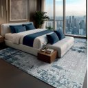 Ver imagem 1 de Tapete para Sala Refúgio 7 Grey 0,50X1,00 - Cozy Home