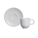 Ver imagem 1 de Conjunto com 6 Xícaras de Café com Pires Coup Stoneware Vit 97 Ml