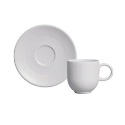 Conjunto com 6 Xícaras de Café com Pires Coup Stoneware Vit 97 Ml - 1