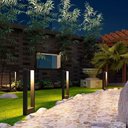 Ver imagem 5 de Luminária de Jardim Nordecor Ronu 2686 60cm Led 10w Bivolt Preto 3000k Luz Amarela