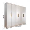 Guarda-roupa Casal Aurora Radiante 6 Portas 2 Gavetas - Panorama Móveis - 4