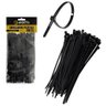 Kit 200 Fitas Hellerman Enforca Gato Cinta Plástica Abraçadeira Lacre de Nylon 10 e 25cm Preta - 3