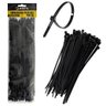 Kit 200 Fitas Hellerman Enforca Gato Cinta Plástica Abraçadeira Lacre de Nylon 10 e 25cm Preta - 4