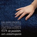 Ver imagem 2 de Tapete Milano Soft Azul Jeans Antiderrapante:1,50X2,00