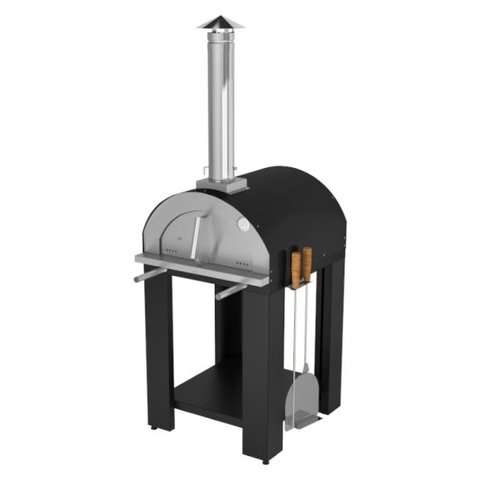 Forno de Pizza a Lenha Garden Preto 610EX Metávila