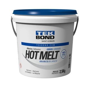 Cola para Coladeira de Bordo Hotmelt 2,5kg Alta Temperatura Branca