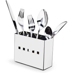 Escorredor Louças 20 Pratos Porta Talher em Aço Inox - 3