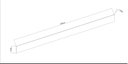 Ver imagem 2 de Rodapé Barra 2,70 Cm 1521 Linha Iluminata Genialflex