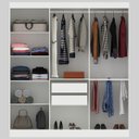 Ver imagem 4 de Guarda-roupa Casal Lara 6 Portas 100% Mdf Branco - Panorama Móveis