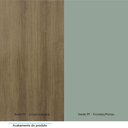 Ver imagem 7 de Guarda Roupas Modulado de Canto Diagonal 3 Peças com 5 Portas e 4 Gavetas Paris Luciane Móveis