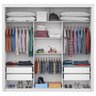 Guarda-roupa Casal Salvador 2 Portas 4 Gavetas Branco - - 3