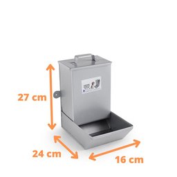 Comedouro para Cão Automático em Chapa Galvanizada Olibox - 2