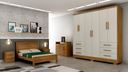 Ver imagem 2 de Guarda Roupa Solteiro Encant 6 Portas 6 Gavetas com Pe Nh Rei de Casa Cumaru/Fendi