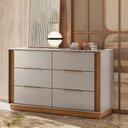 Ver imagem 6 de Cômoda Grande com 6 Gavetas Giane Nogueira Nude