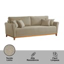Ver imagem 5 de Sofá Fixo Brasil 210cm com Braço 10 Cm Meu Sofá Online