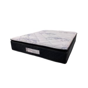 Colchão Casal Queen Atria Plus Semi Ortopédico com Espuma D33 e D29 Soft 1,58x1,98x0,30 Preto