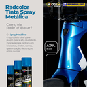 Ver imagem 4 de Tinta Spray Metálico para Metais, Madeiras, Janelas, e Móveis 400Ml